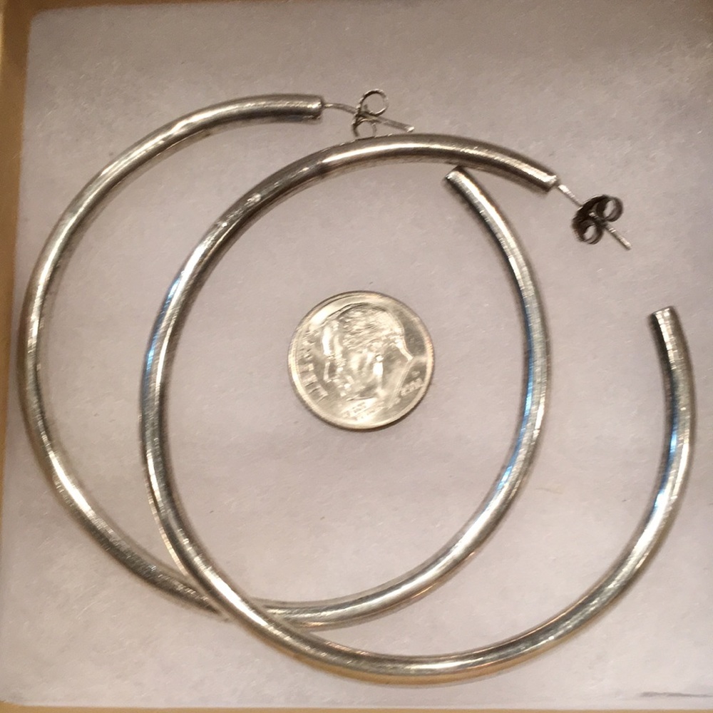 Silver Hoop earrings